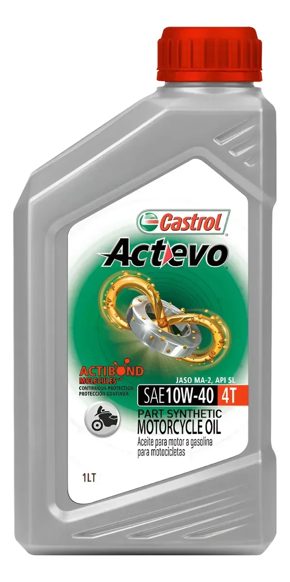 Producto - ACEITE CASTROL ACTEVO 4T SEMISINTETICO 10W40