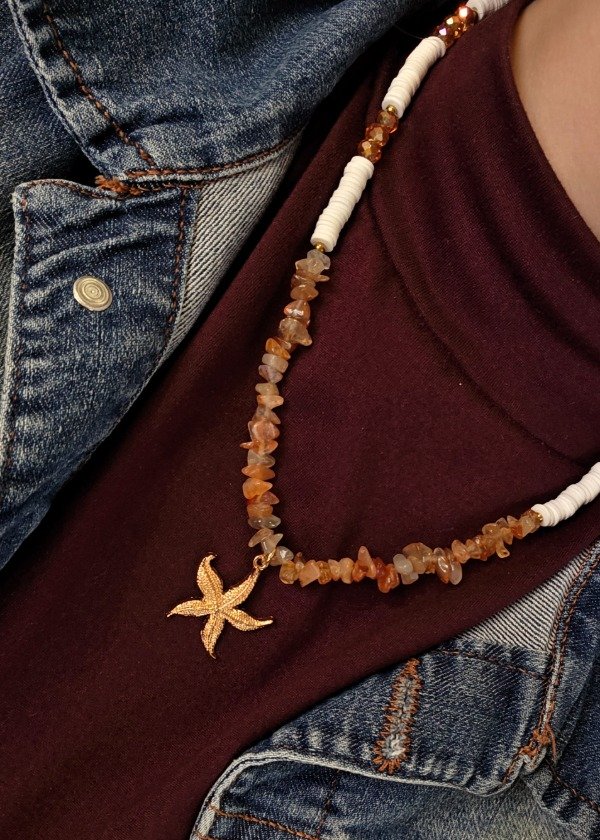 Producto - Collar Estrella de Mar Cornalina - 0