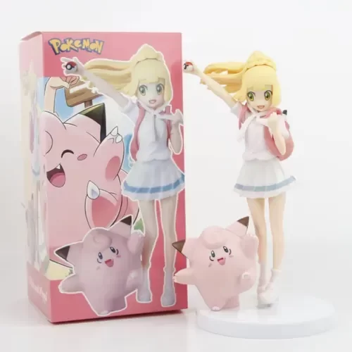 Producto - Figura Clefairy Y Lylia Lillie - Pokemon (17cm)