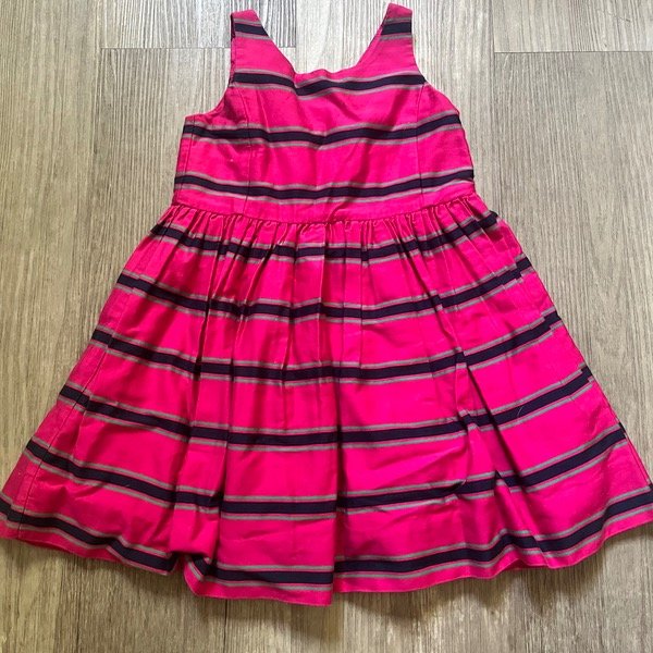Producto - Vestido Polo Fucsia Rayas 2A