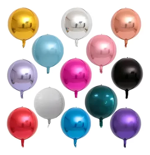 Producto - GLOBO METALIZADO ESFERA 4D 22 PULGADAS (ELEGIR PRODUCTO)
