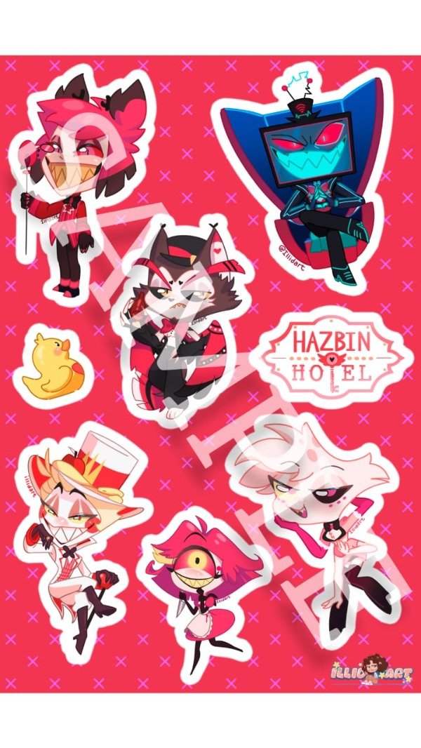 Producto - Planchita Hazbin