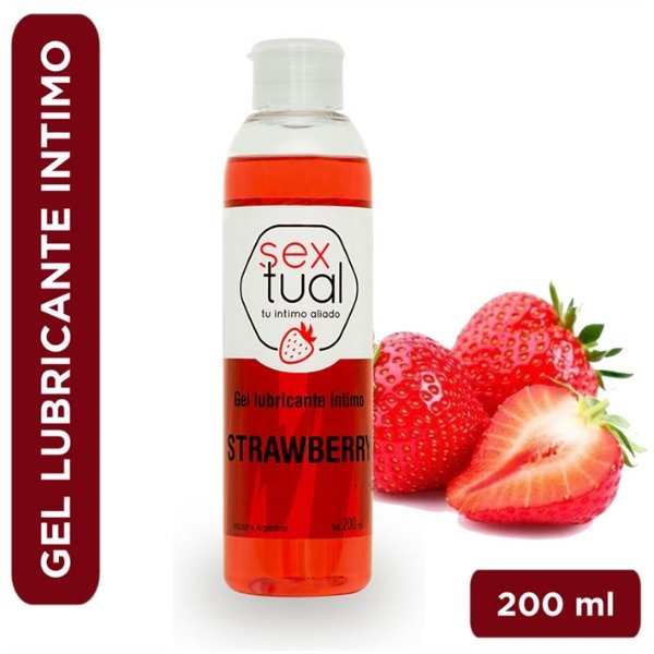 Producto - Gel Estimulante Sabor Frutilla 200 Ml