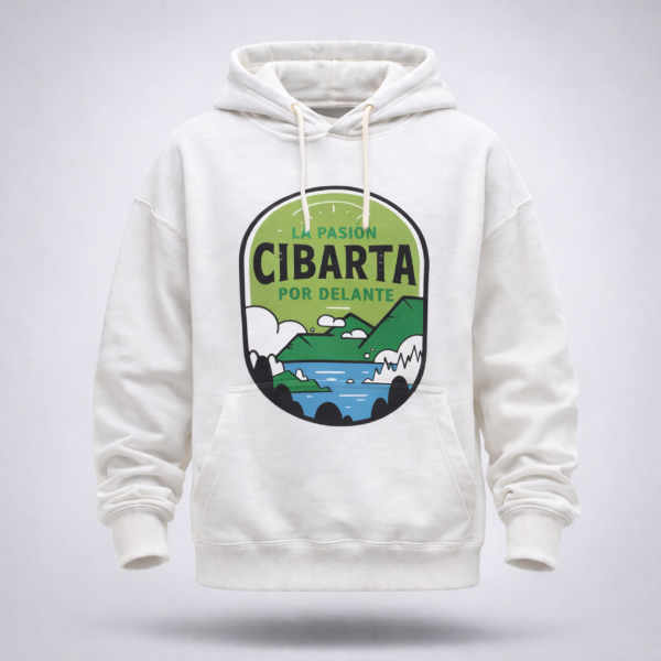 Producto - Canguro OVERSIZE Cibarta MOD PATAGONIA CREMA algodon Rustico