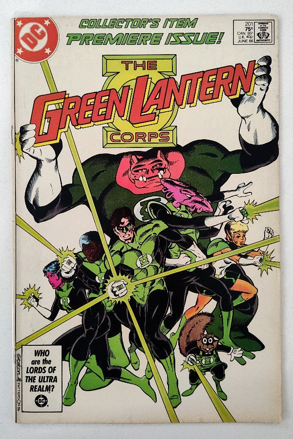 Producto - Green Lantern #201 (1986) - Clásico con la 1ra aparición de Kilowog