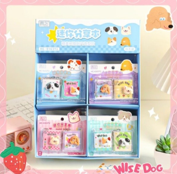 Producto - Mini libretitas x 2 perritos con apliques