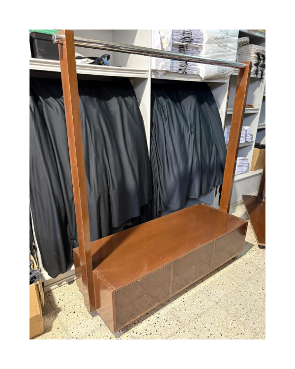 Producto - Percheros de madera con y sin cajones  / 155x135x50