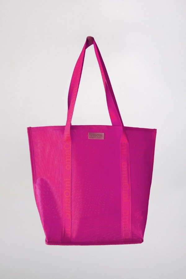 Producto - Bolso Tote PVC Summer Flower Fucsia