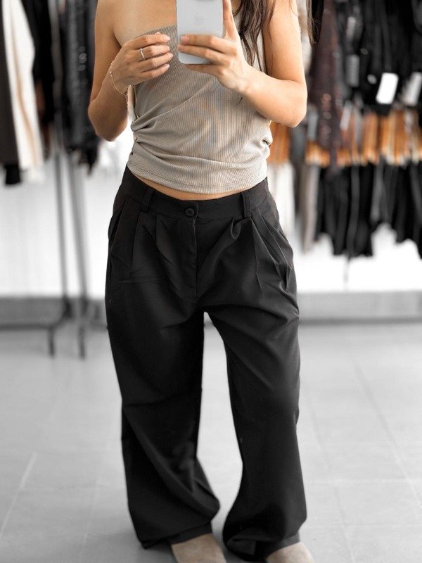 Producto - Pantalon sastrero Rita negro - 1