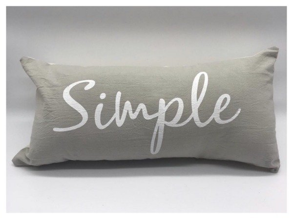 Producto - ALMOHADON CON RELLENO TUSOR DISEÑO SIMPLE
