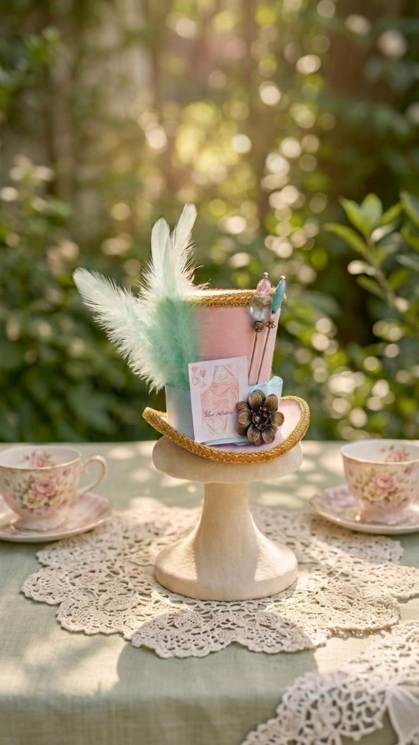 Producto - Mini galera Reina de corazones pastel 12 cm - 5