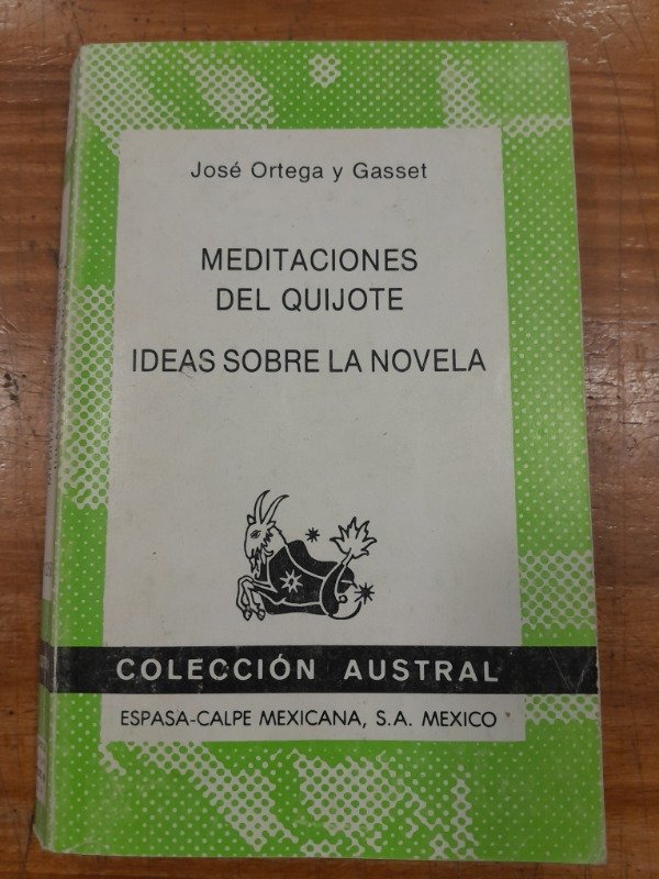 Producto - Meditaciones del Quijote Ideas sobre la novela - J Ortega y Gasset