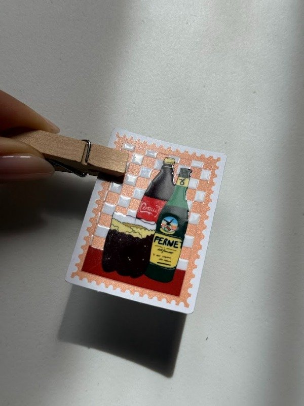 Producto - Fernet con coca - Vinilo blanco + Laca sectorizada