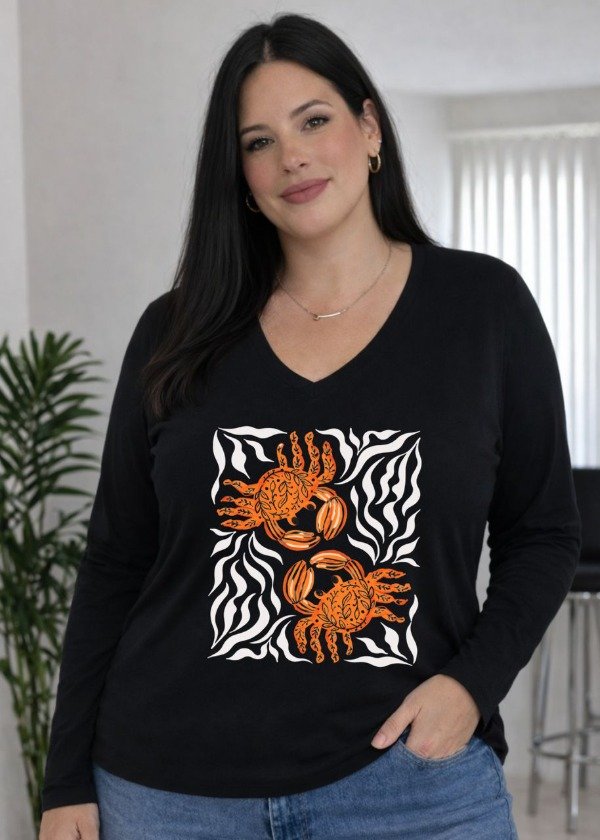 Producto - Manga Larga Soft Negro (455)