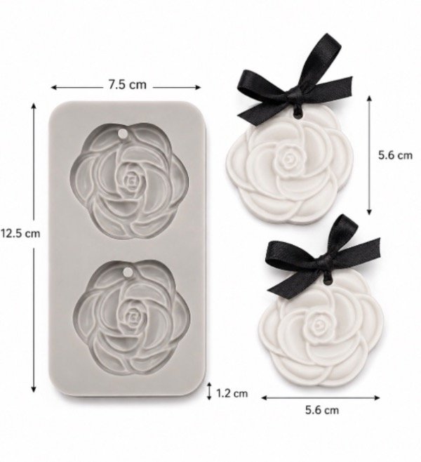 Producto - MOLDE PERFUMERO X2 ROSAS
