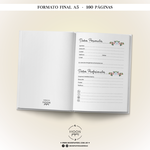 Producto - Agenda de Turnos 2027 - Floral - 1