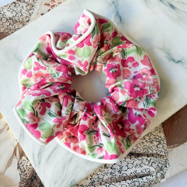 Producto - Scrunchie Primavera Rosa