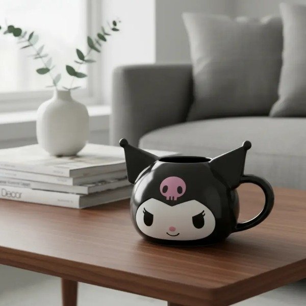 Producto - Taza Ceramica 3D Original Sanrio Kuromi - 3