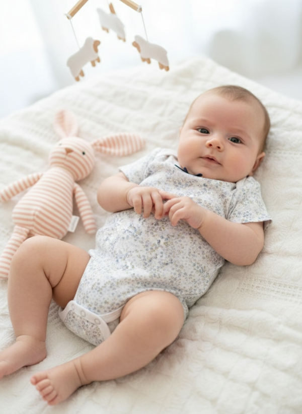 Producto - Body florcitas azules