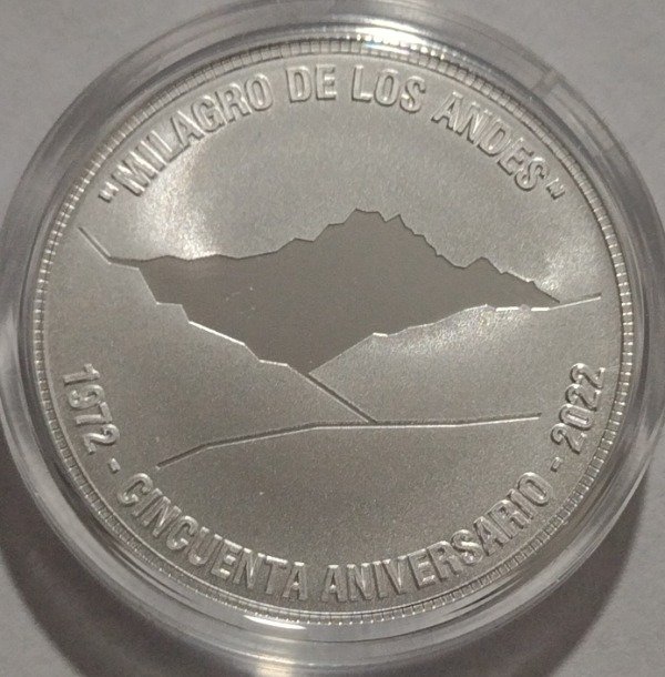 Producto - Uruguay 1000 pesos 2022 "Milagro de los Andes". 12.5 gramos plata 900