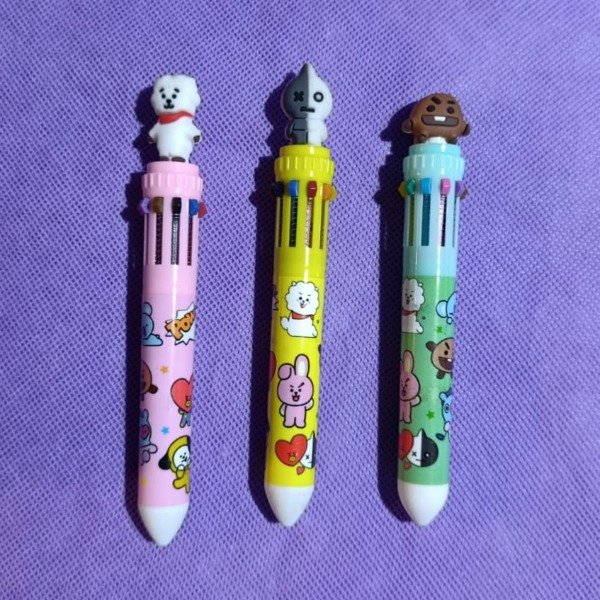 Producto - Birome 10 colores en 1 de BT21 (BTS)