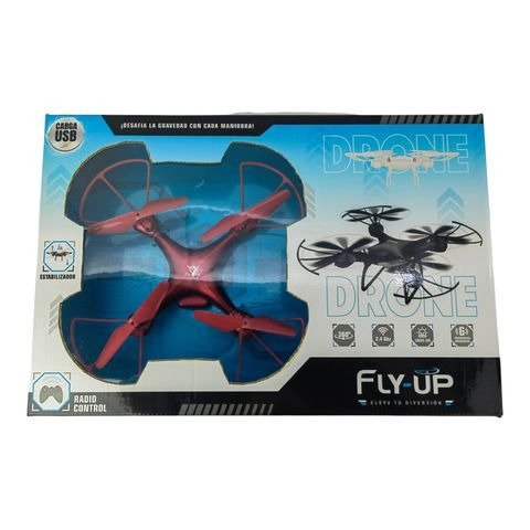 Producto - DRON 360 A RADIO CONTROL CON ESTABILIZADOR Y LUZ EN CAJA 52X35X9CM