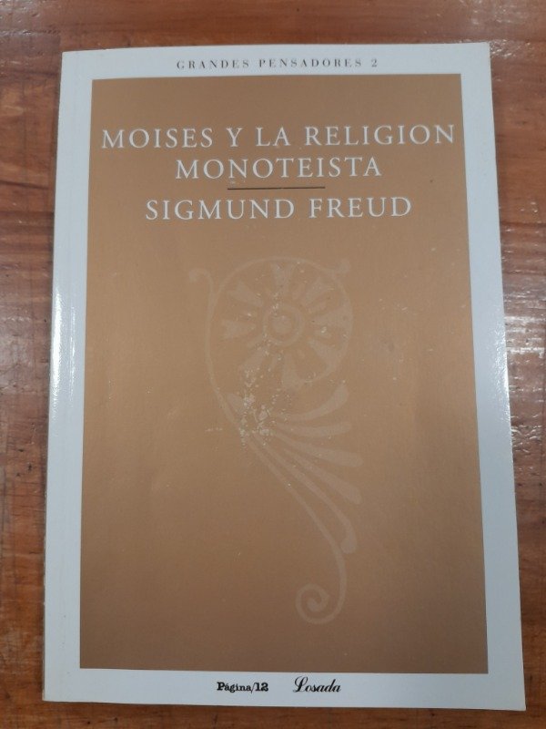 Producto - Moises y la religion monoteista - Sigmund Freud