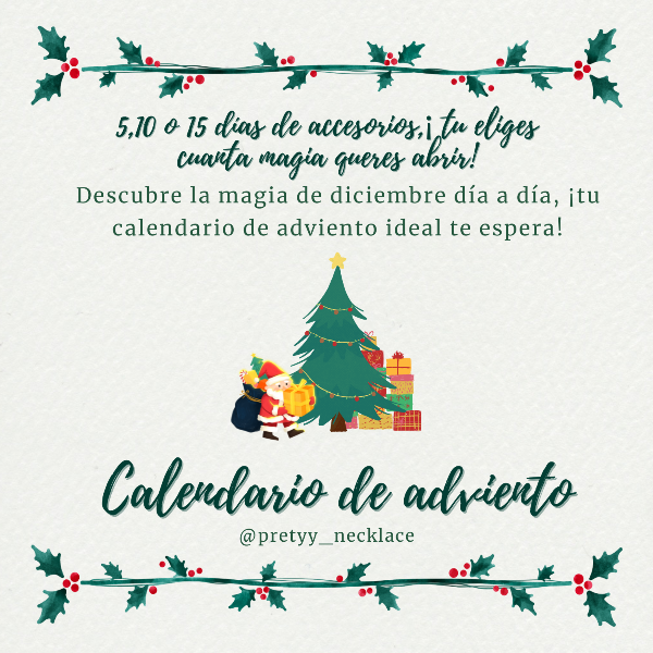 Producto - Calendario de adviento, 15 días