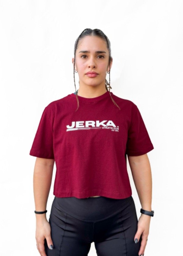 Producto - Remera crop ATHLETIC CLUB BORDÓ
