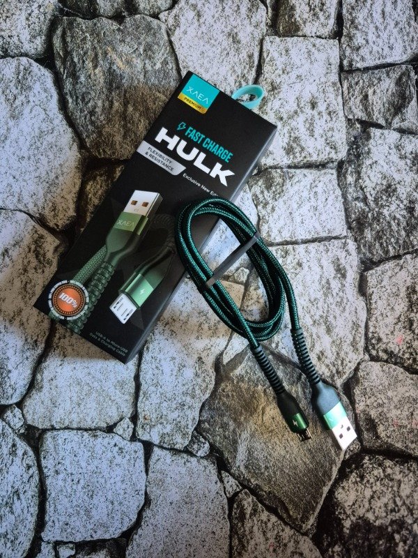Producto - Cargadores  Cable Xaea mallado Hulk V8