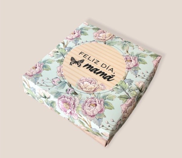 Producto - CAJA DESAYUNO FLORAL PASTEL . FELIZ DIA MAMA