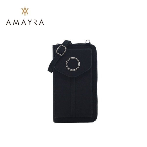 Producto - BANDOLERA PORTA CELULAR AMAYRA NEGRA B995.1