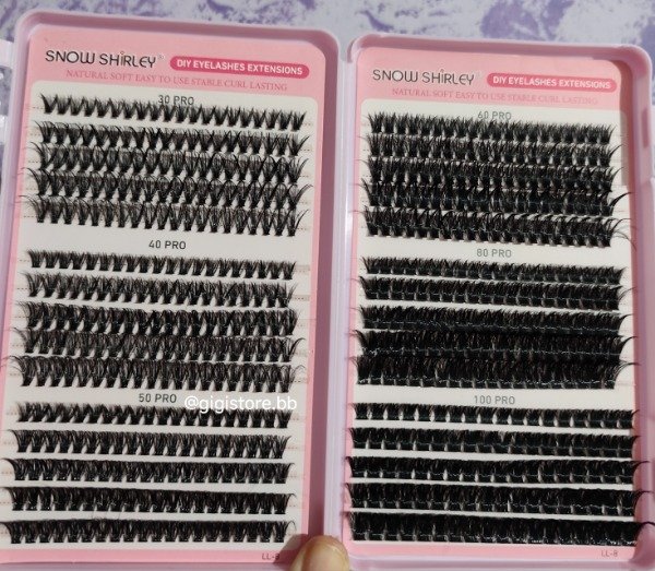 Producto - Set de pestañas punto Cluster EXTRA mix - 0
