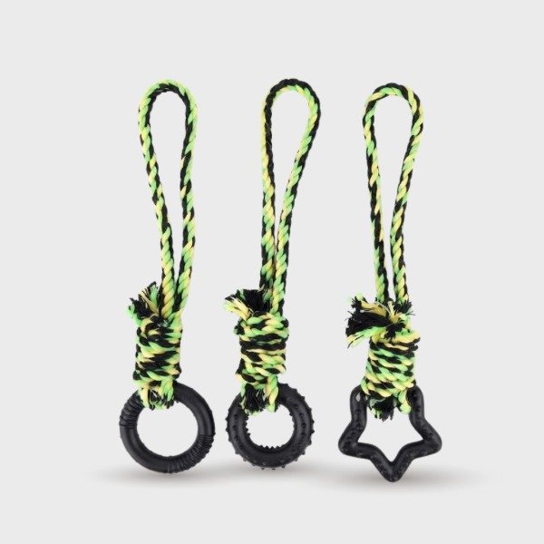 Producto - SOGA CAMUFLADA CON TPR ESTRELLA 32CM
