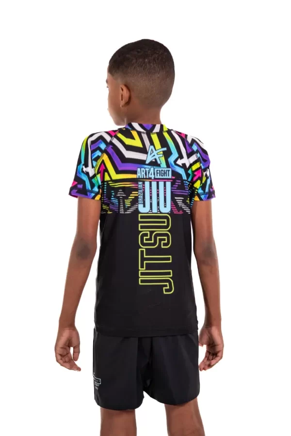 Producto - Rashguard manga corta Infantil Iris - A4F - 1