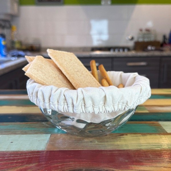 Producto - Tapa de tela para boca de bowls de 22cm
