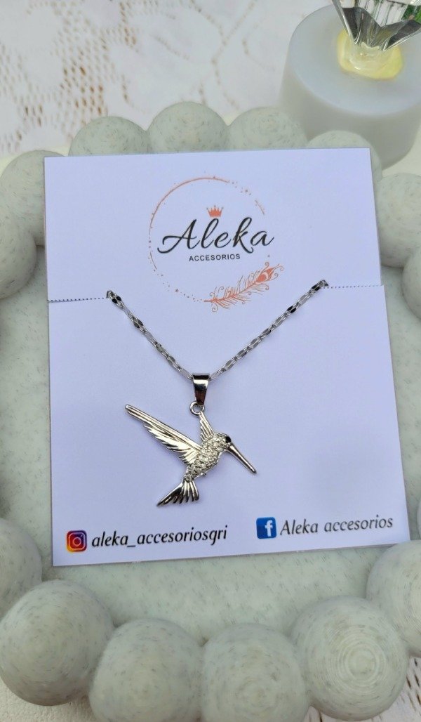 Producto - Colibrí con strass de acero quirúrgico - 4