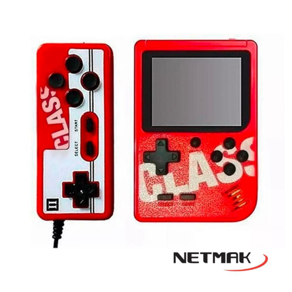 Producto - Consola Gamer 8Bit c/400 juegos + joystick P/2 jugadores
