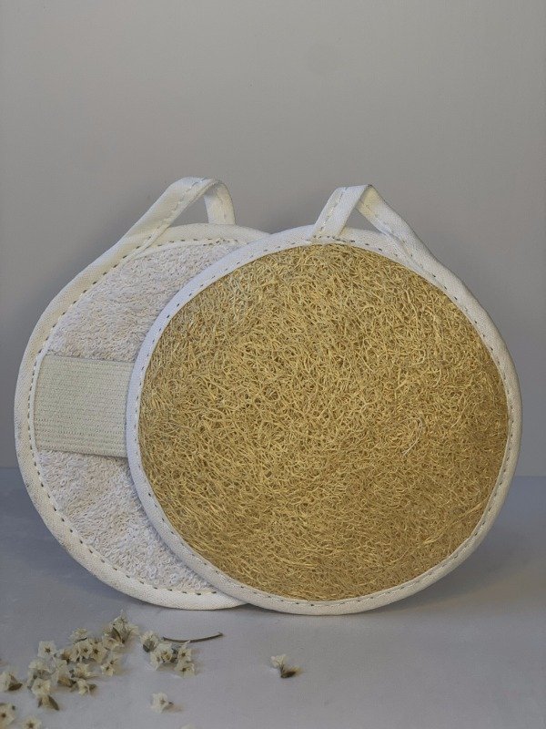 Producto - Manopla de toalla y luffa