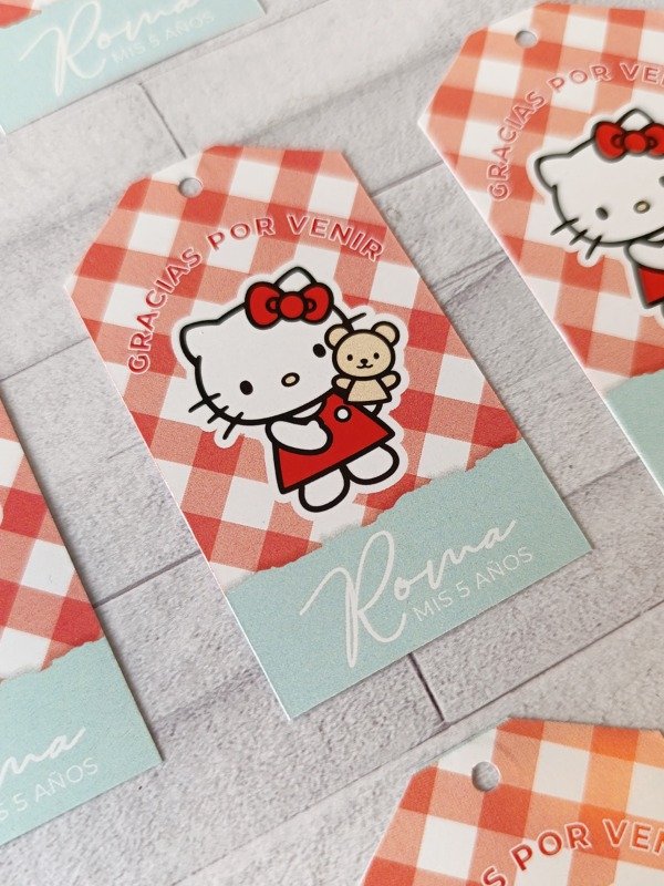 Producto - Tag Cumpleaños [Modelo Hello Kitty] - 4