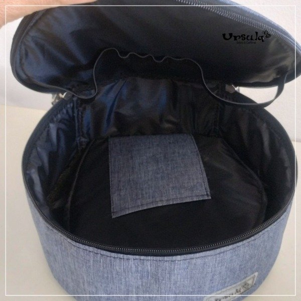 Producto - Porta platos (azul melange y negro) - 1