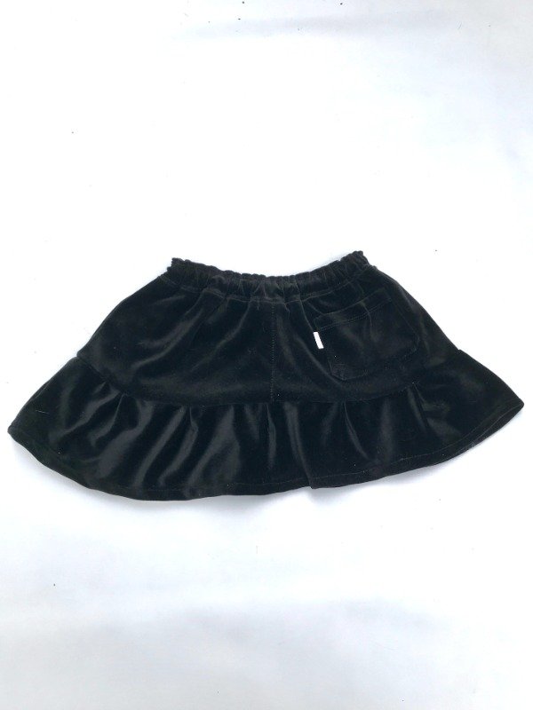Producto - Black velvet pleated skirt - 4