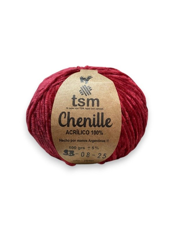 Producto - CHENILLE - 33 BORDO