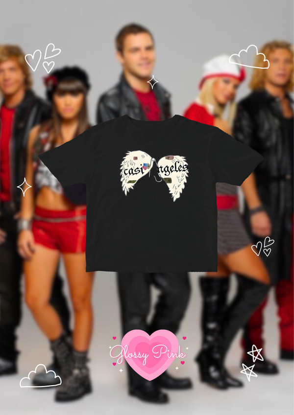 Baby tee casi angeles alitas dft