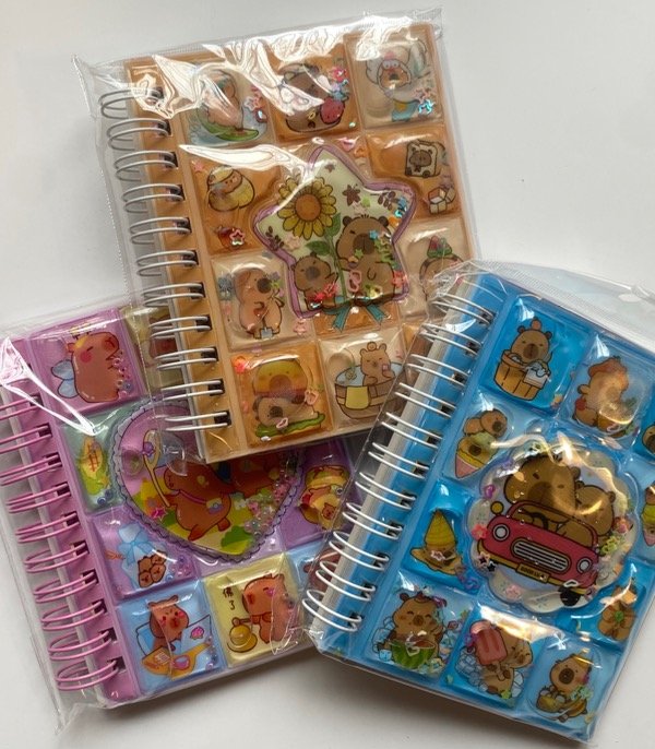 Producto - Mini libretas de agua Capybara