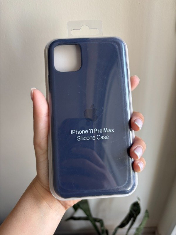 Silicone case azul oscuro Iphone 11 Pro Max Newphone