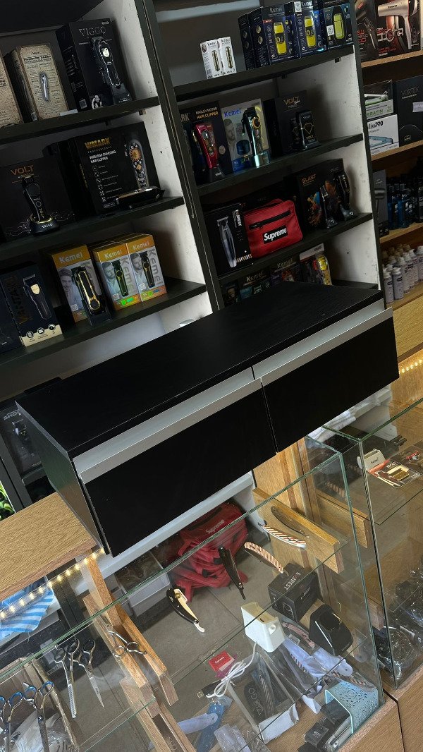 Producto - Box Estacion De Trabajo De 2 Cajones Negro Horizontal