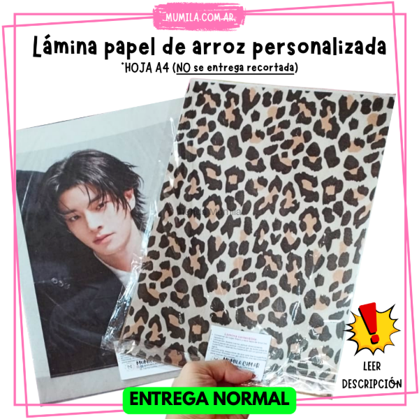 Producto - Lamina comestible personalizada Entrega NORMAL