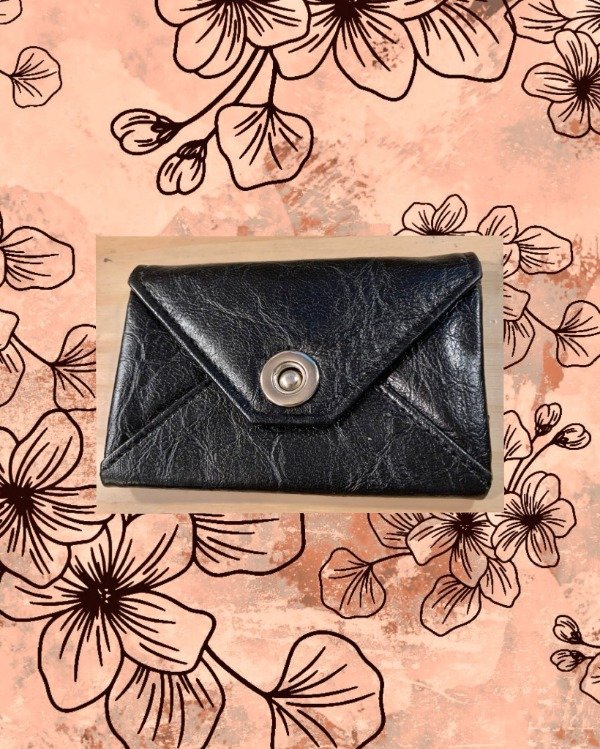 Producto - Billetera-Tarjetero de cuero Negro