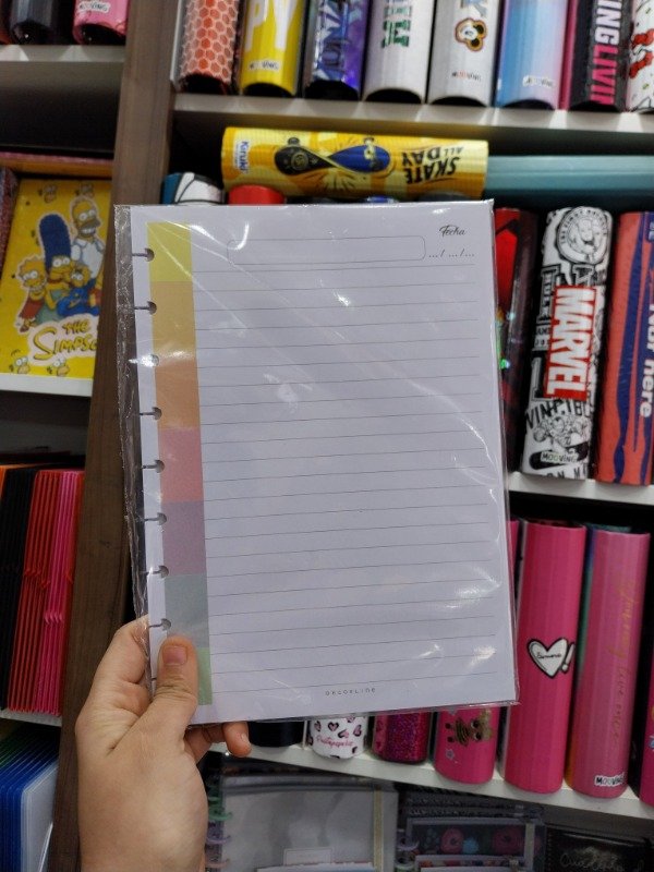 Producto - Repuesto Cuaderno Disco 18x25 Rayado 30 hojas
